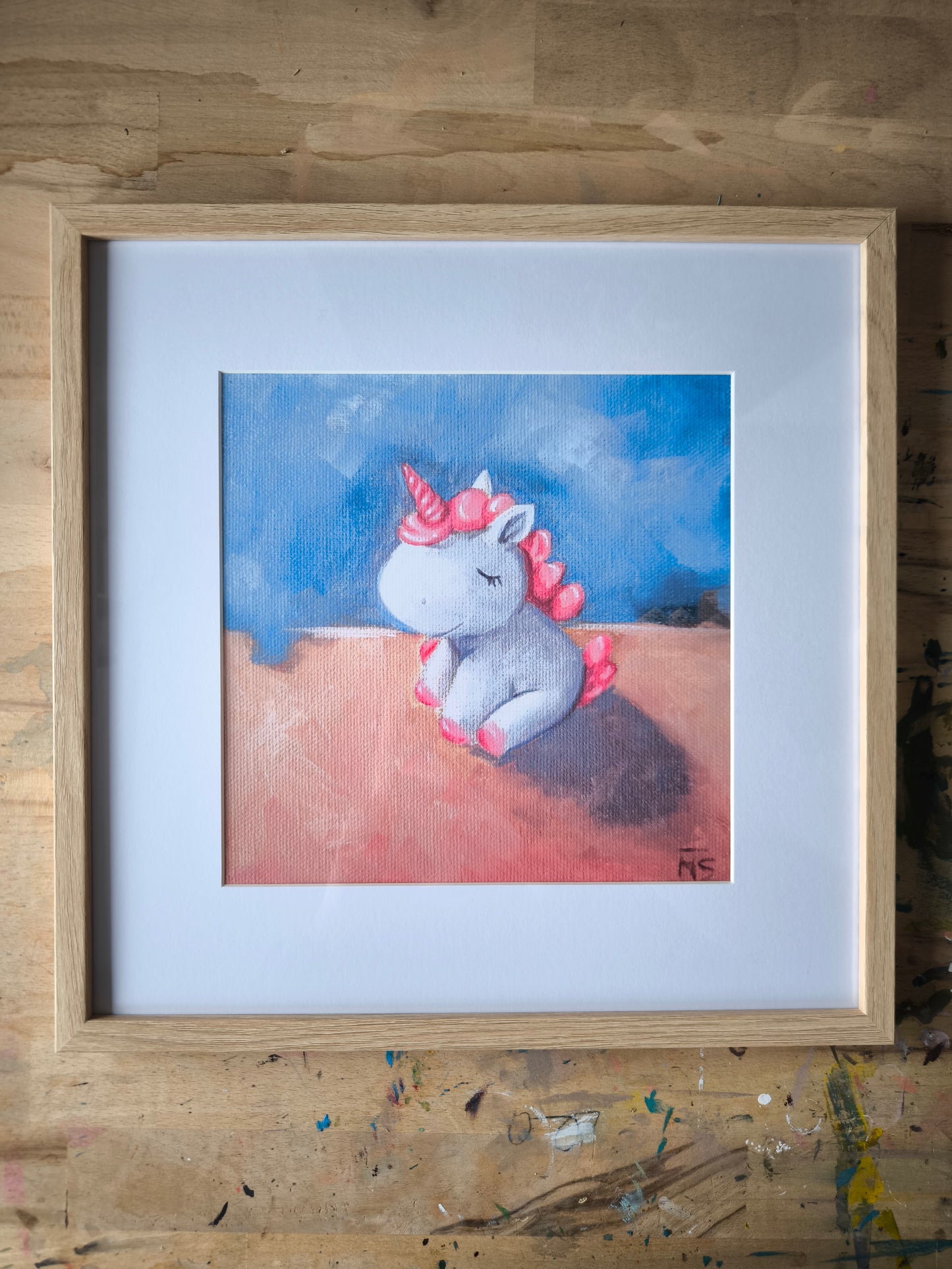 Posterdruck "Das kleine Einhorn"