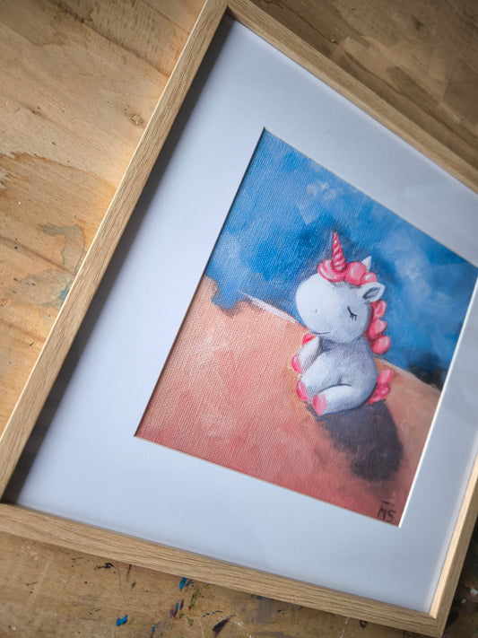Posterdruck "Das kleine Einhorn"