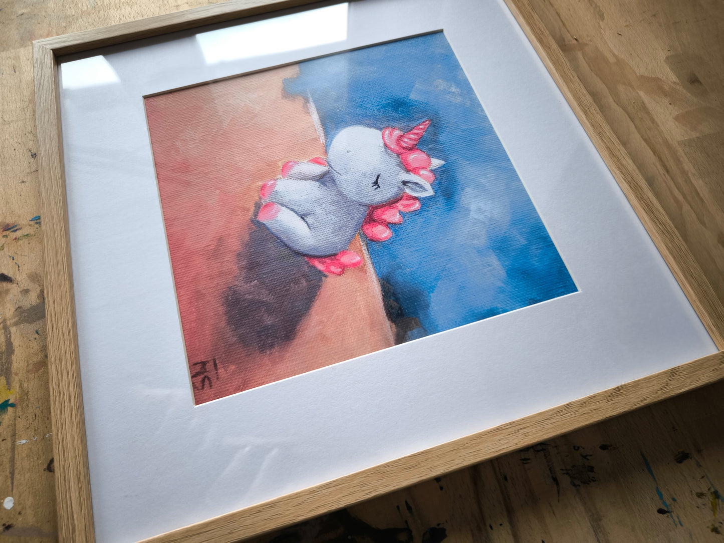 Posterdruck "Das kleine Einhorn"