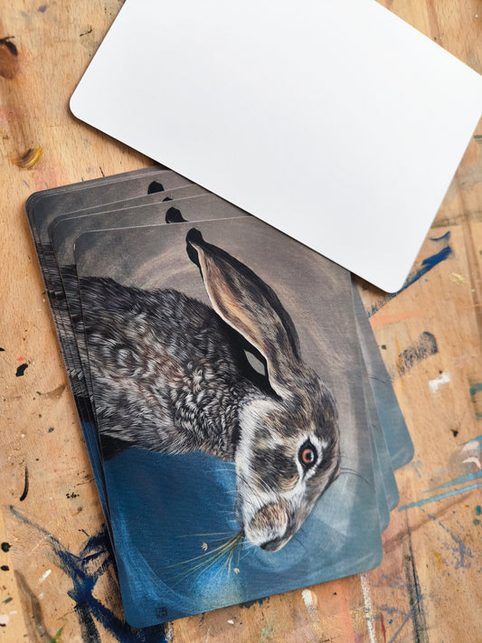 Postkarten Din A6 "Feldhase"