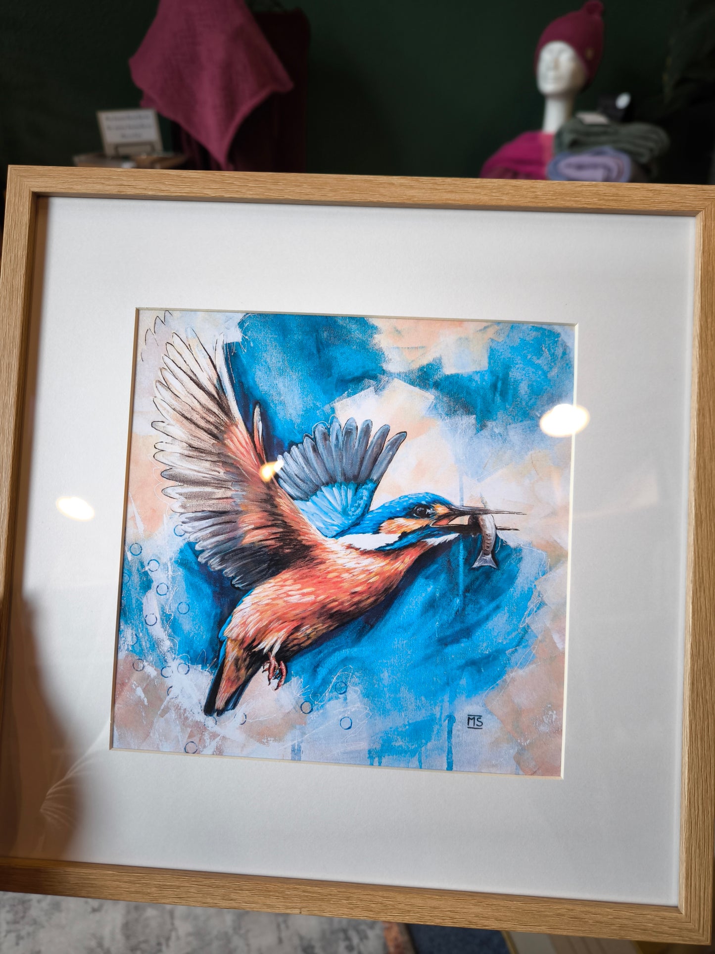 Posterdruck Eisvogel