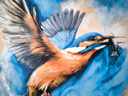 Postkarten Din A6 "Eisvogel"