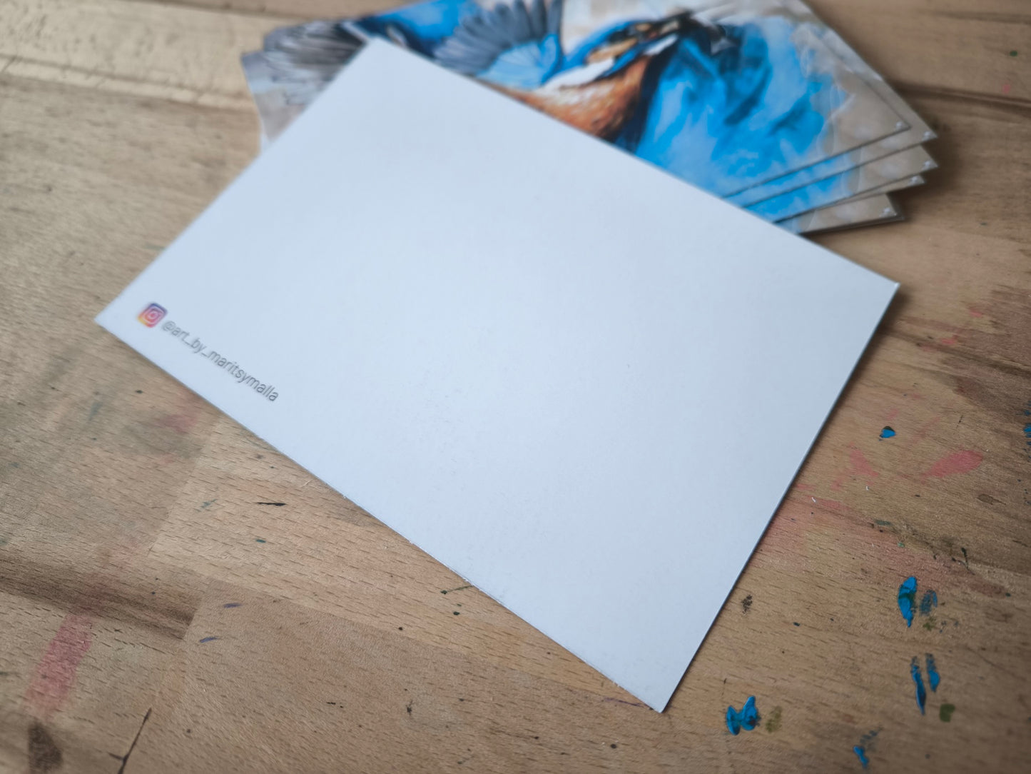 Postkarten Set "Eisvogel" und "Die Verbindung"