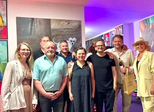 Vernissage zur Ausstellung "Plan B" mit Milan Peschel und Magdalena Musial
