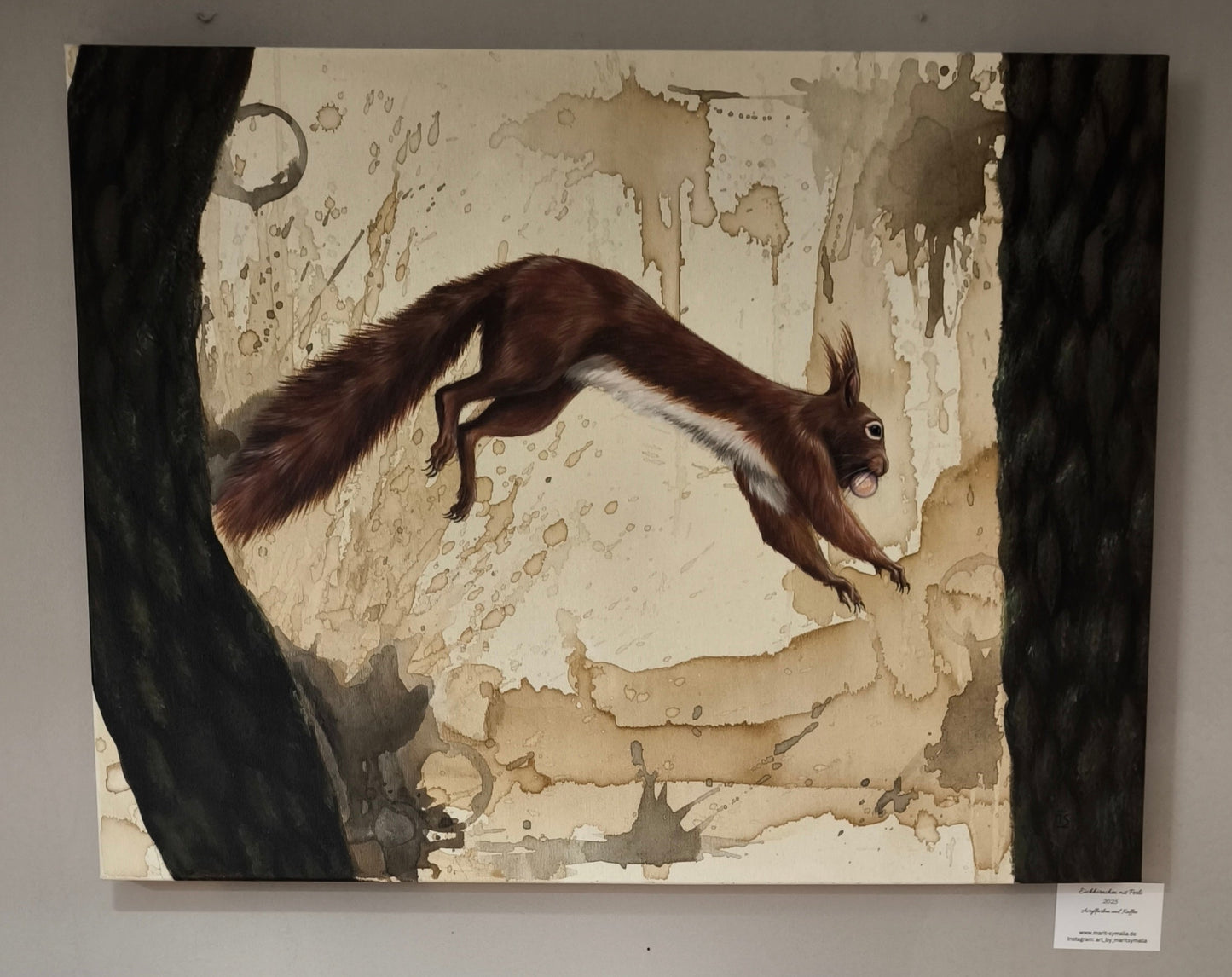 Eichhörnchen mit Perle
