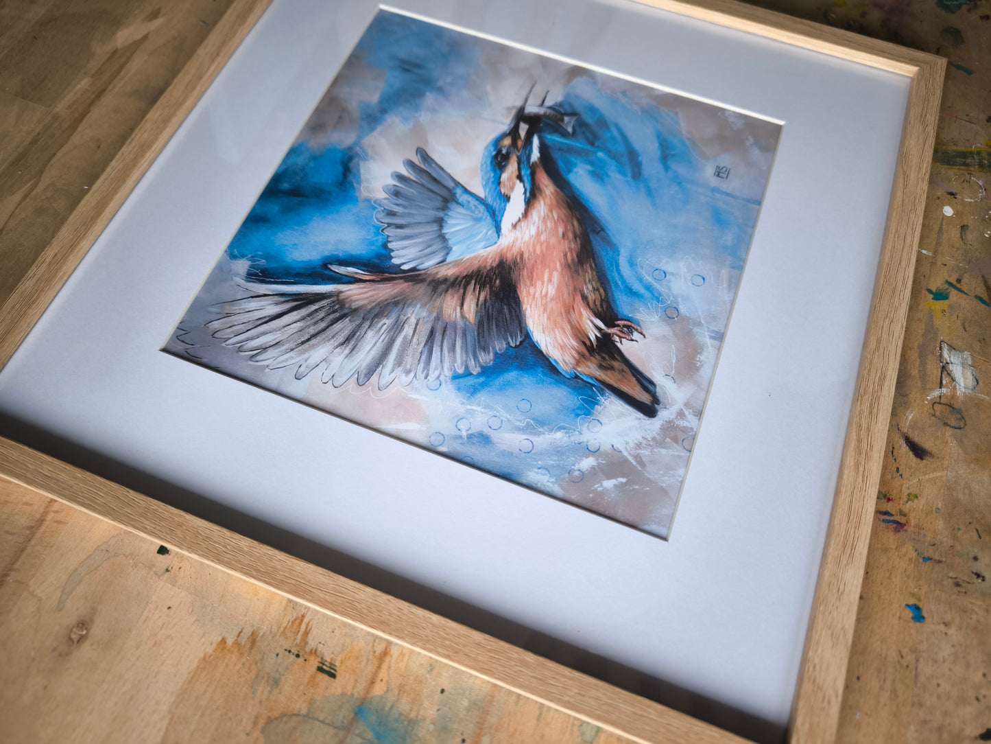 Posterdruck Eisvogel