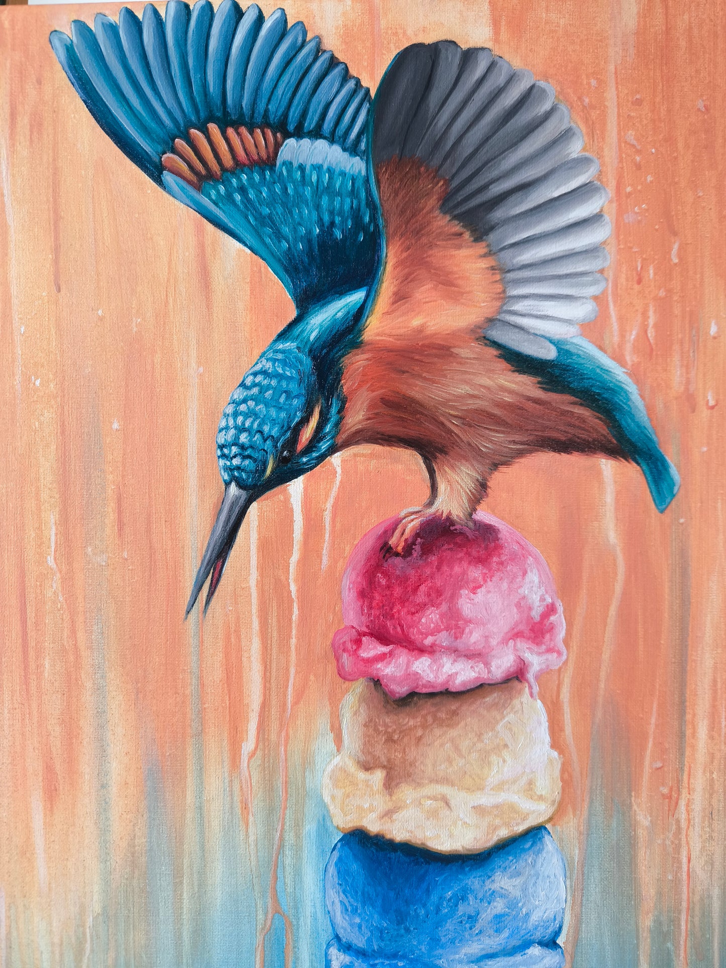 Eisvogel - Ein kurzer Augenblick