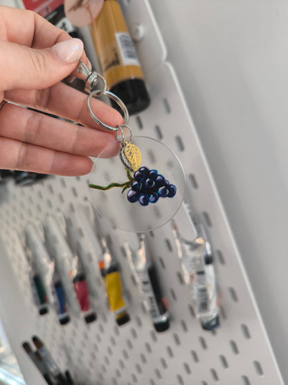Handbemalte Acrylglasanhänger