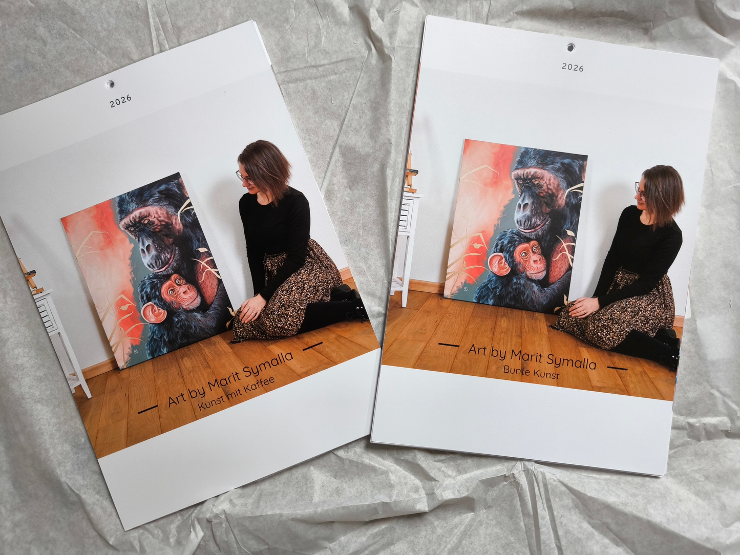 Kalender "Kunst mit Kaffee" und "Bunte Kunst"