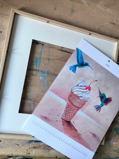 Kalender "Kunst mit Kaffee" und "Bunte Kunst"