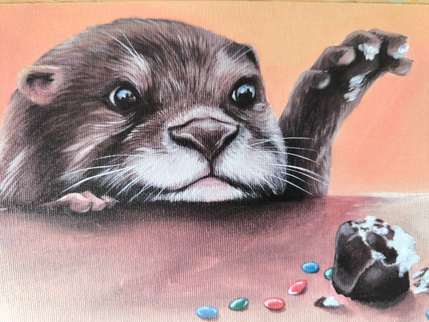 Postkartendruck Otter