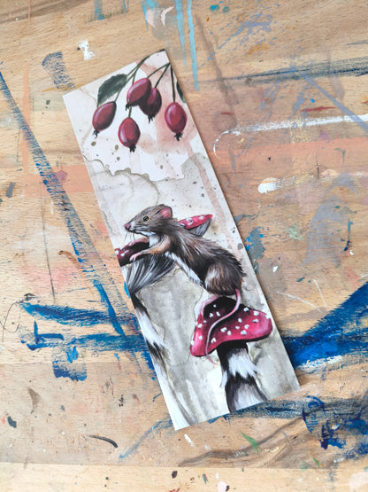 Lesezeichen Druck "Spaziergang mit Aussicht"