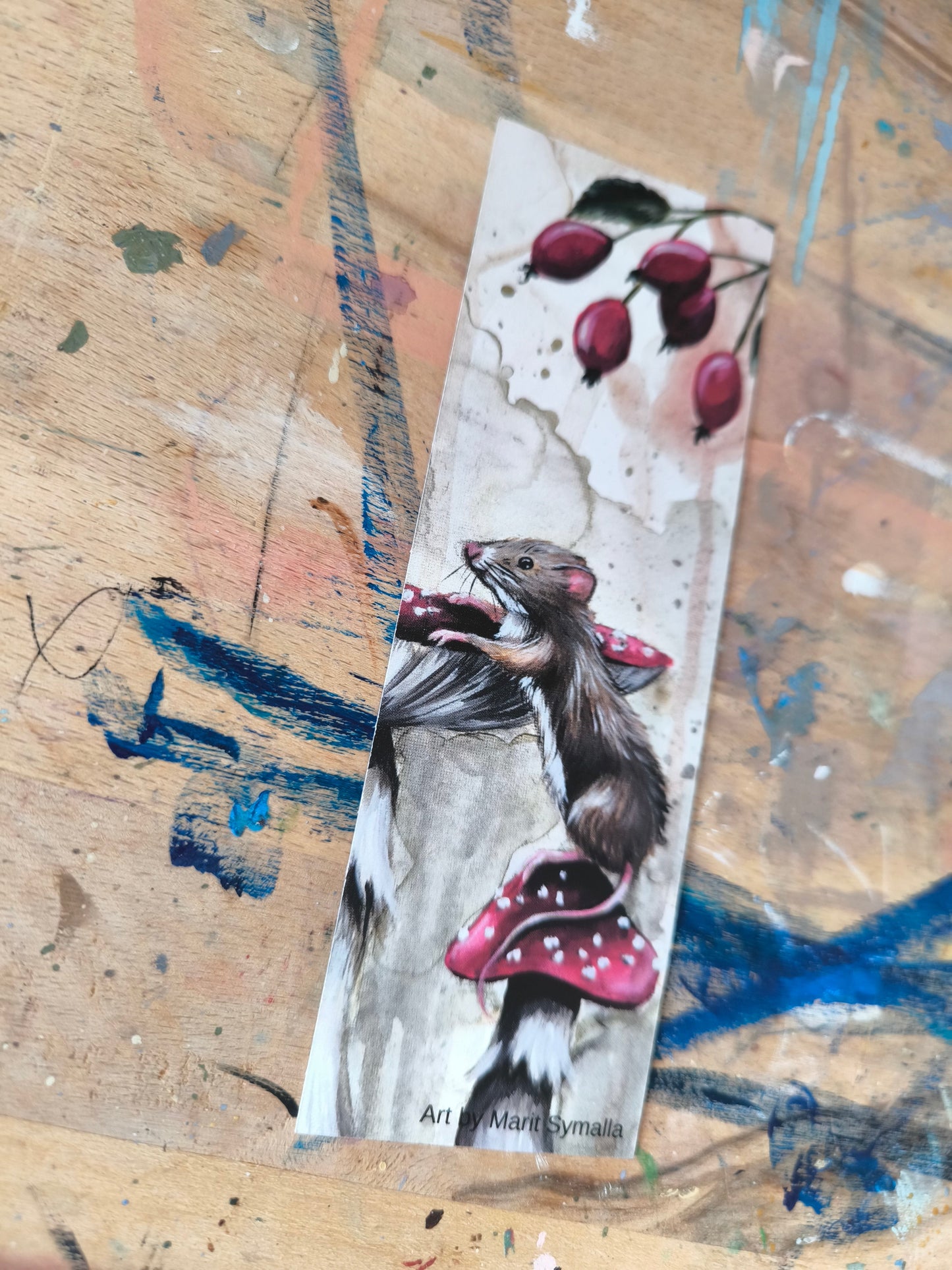 Lesezeichen Druck "Spaziergang mit Aussicht"