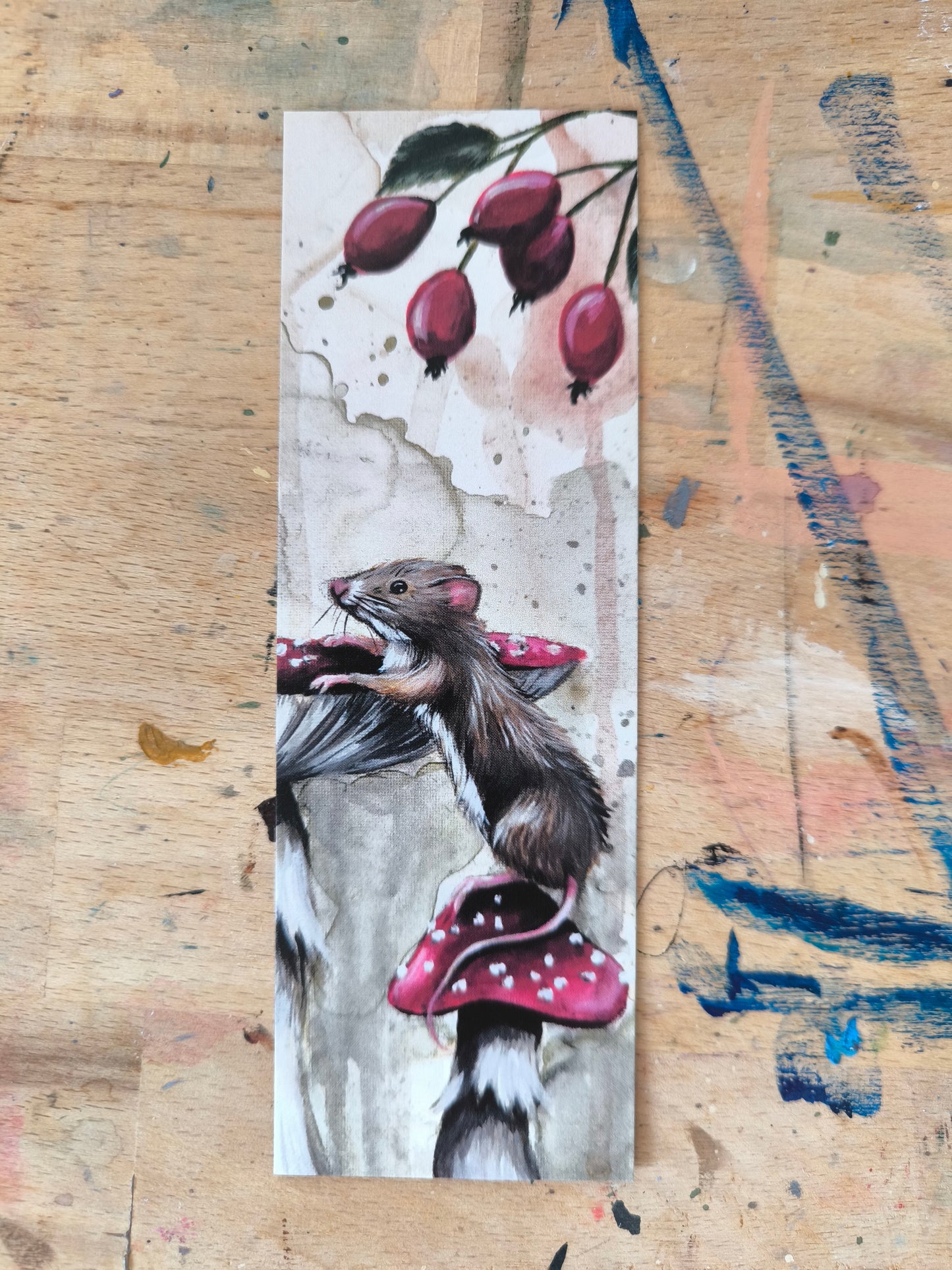 Lesezeichen Druck "Spaziergang mit Aussicht"