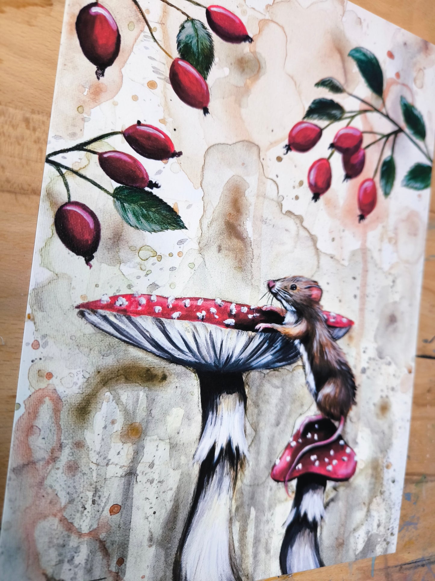 Kunstdruck "Spaziergang mit Aussicht"