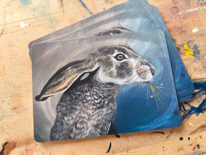 Postkarten Din A6 "Feldhase"