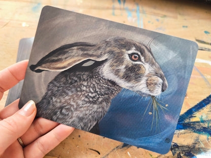 Postkarten Din A6 "Feldhase"