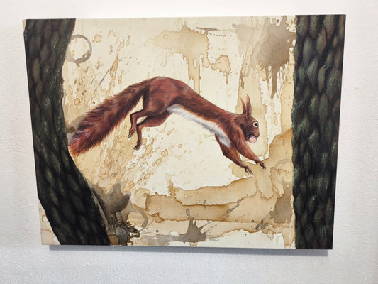 Eichhörnchen mit Perle