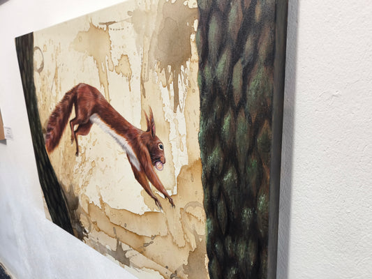 Eichhörnchen mit Perle