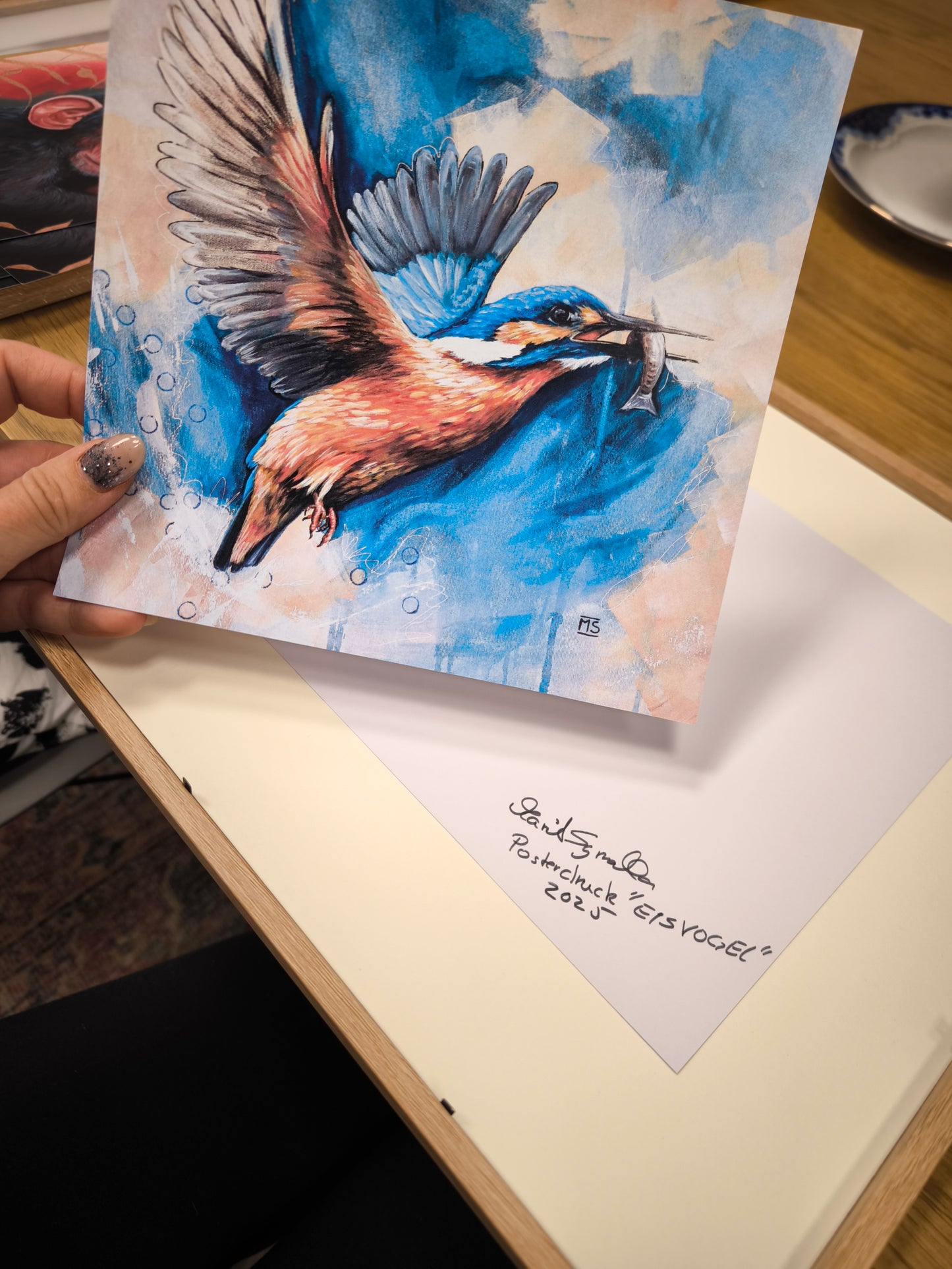 Posterdruck Eisvogel