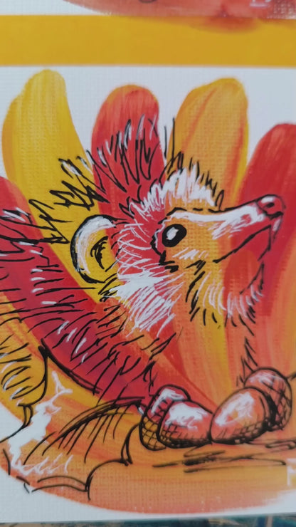 Atelierpost kleine Unikate "November"
