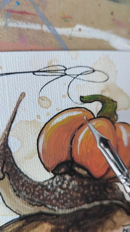 Atelierpost kleine Unikate "Oktober"