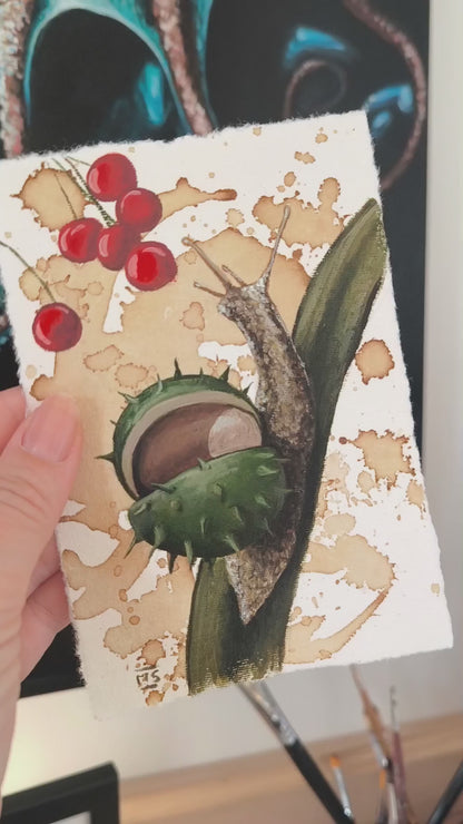 Die Kastanienschnecke