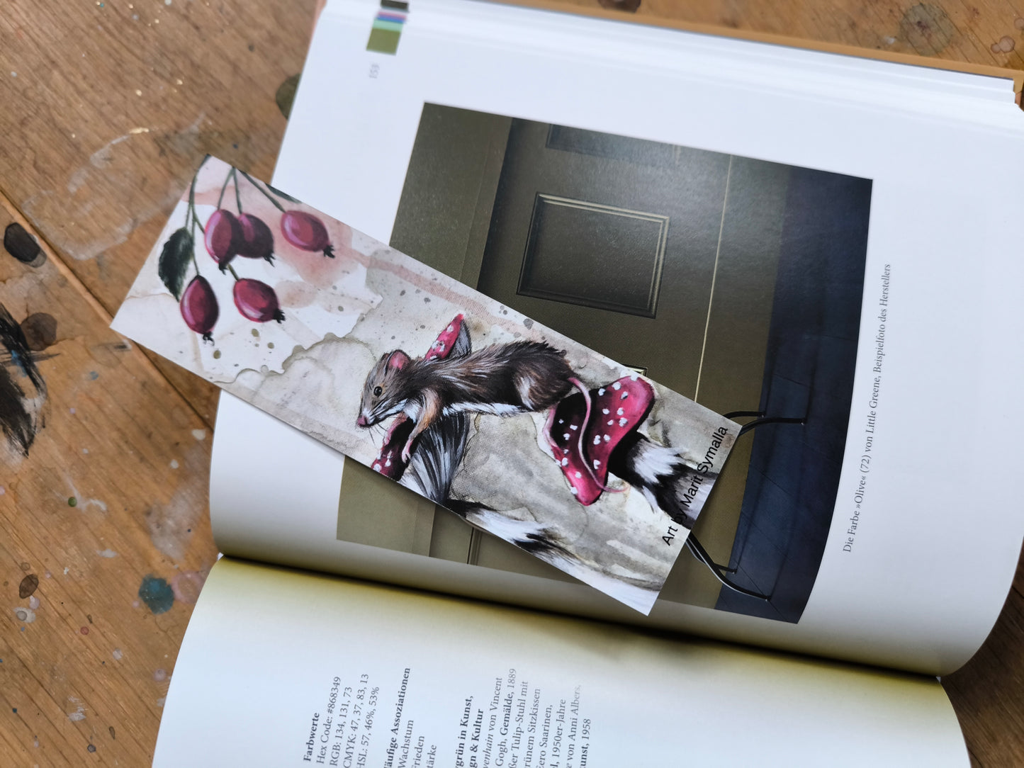 Lesezeichen Druck "Spaziergang mit Aussicht"