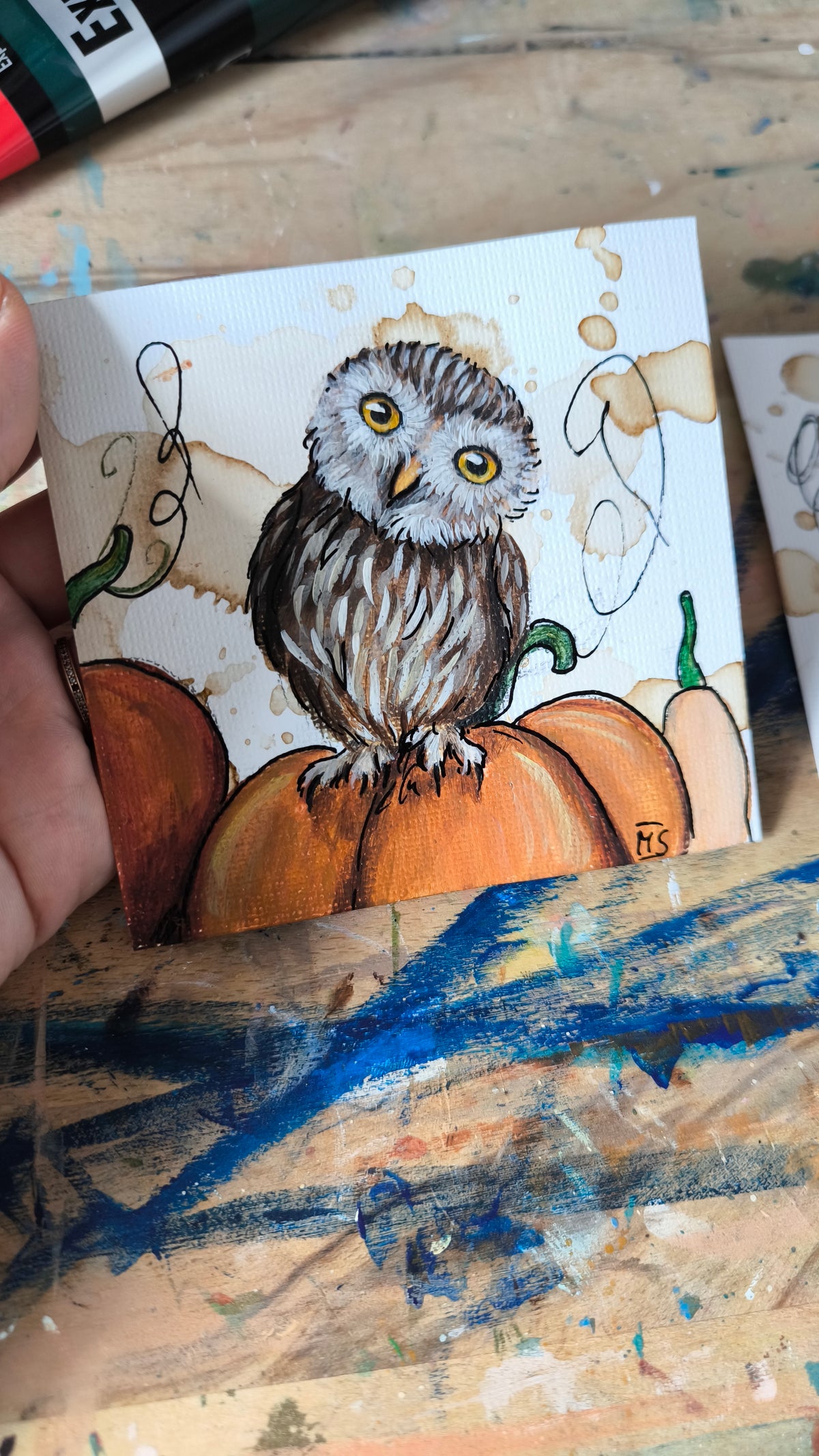 Atelierpost kleine Unikate "Oktober"