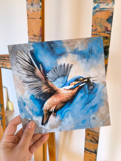 Posterdruck Eisvogel