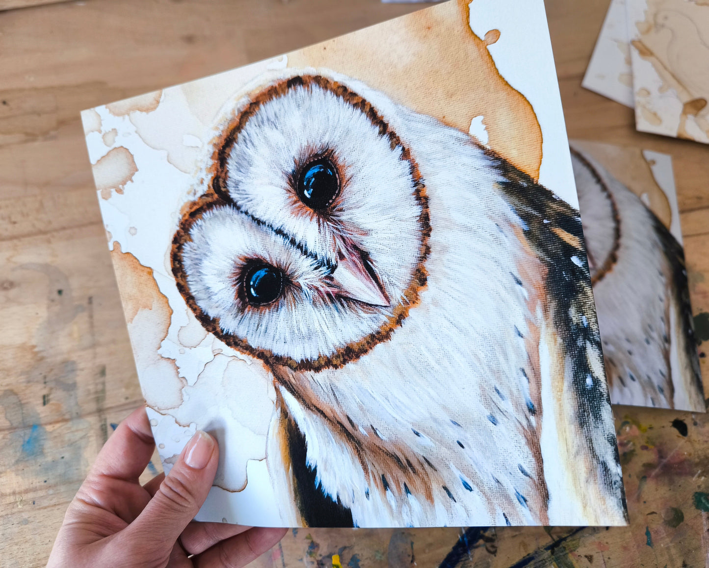 Kunstdruck " Eulenblick"