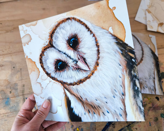 Posterdruck " Eulenblick"