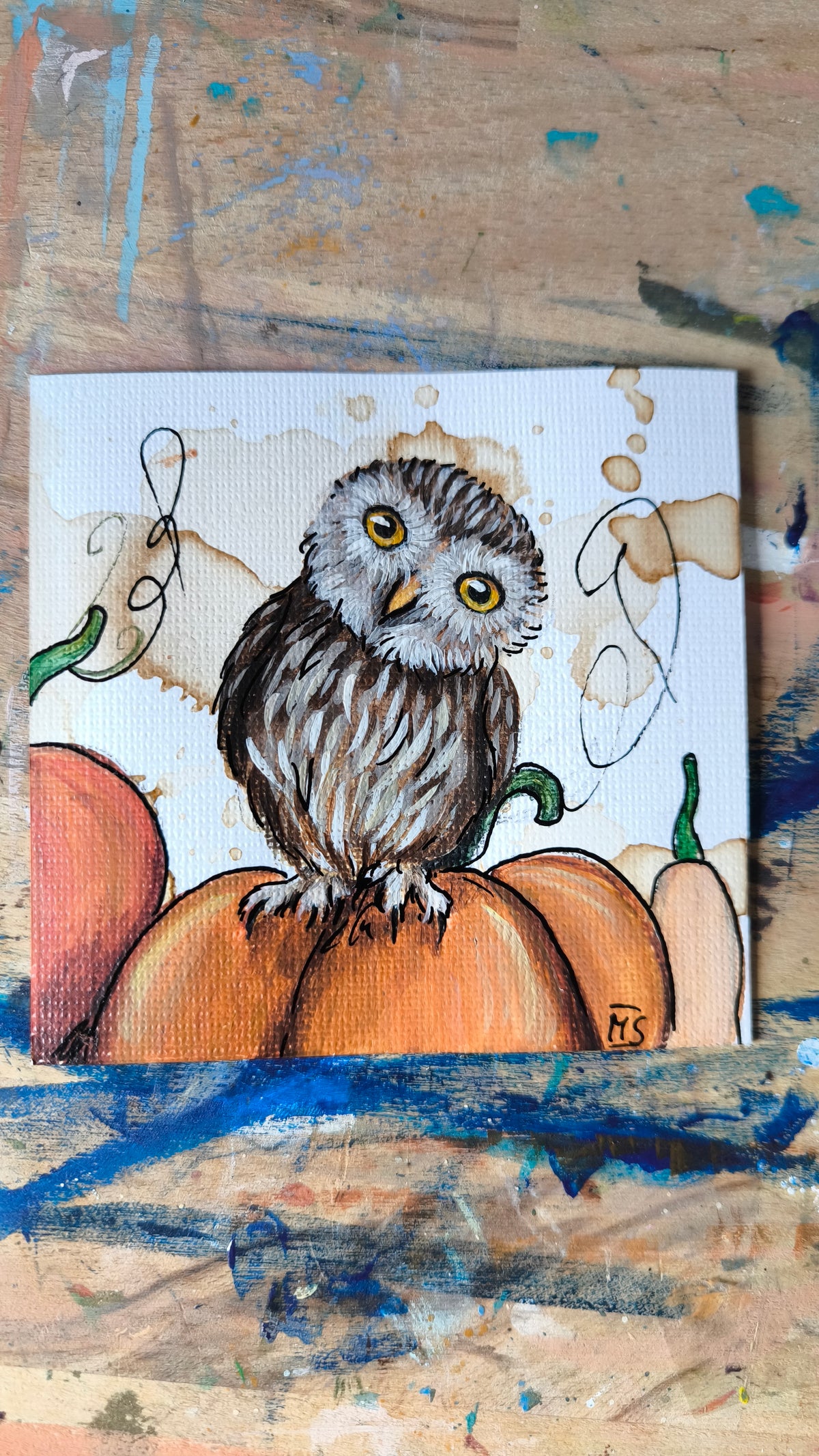 Atelierpost kleine Unikate "Oktober"