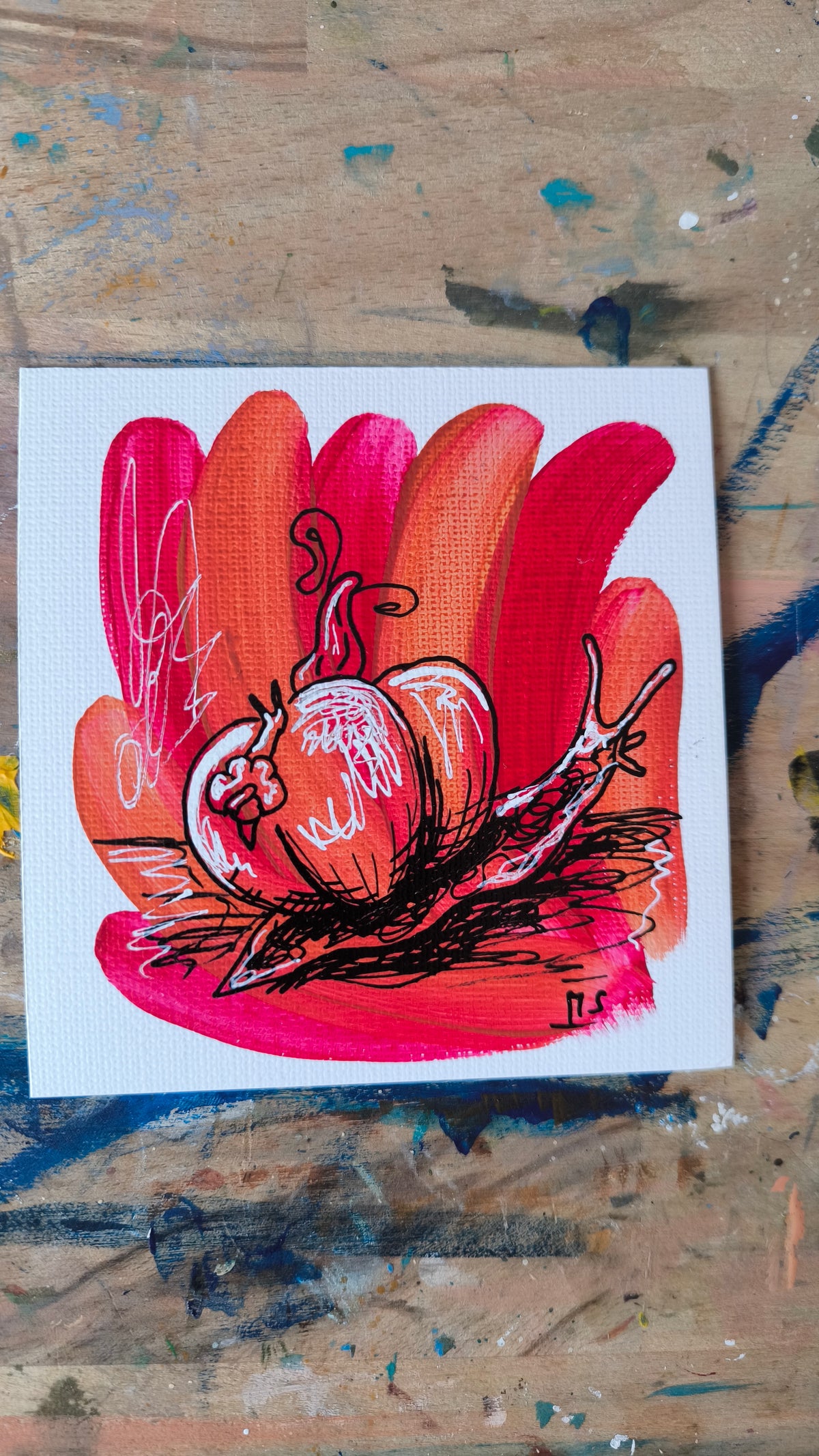 Atelierpost kleine Unikate "November"