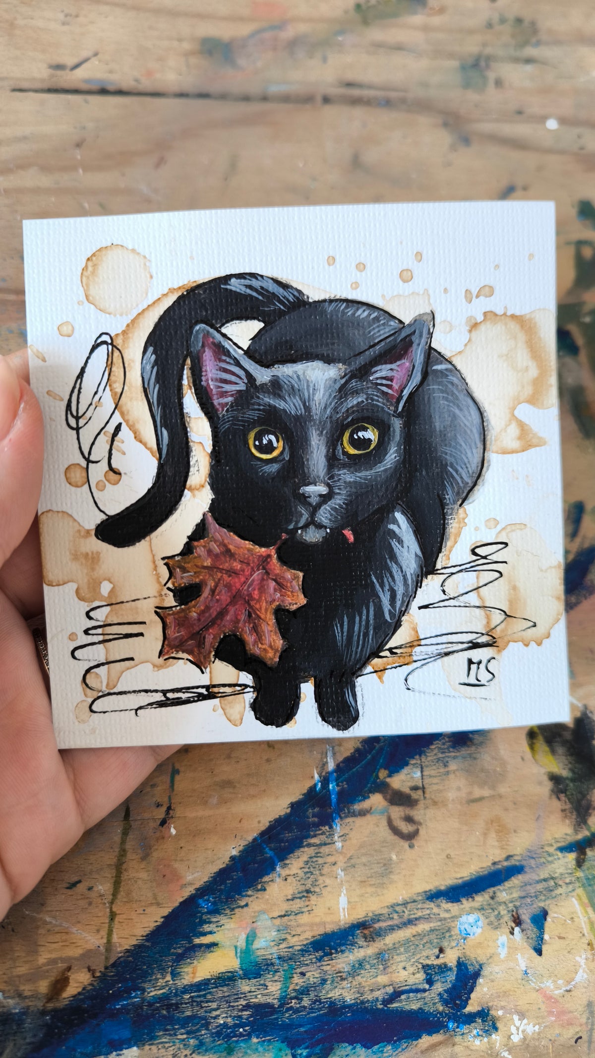 Atelierpost kleine Unikate "Oktober"