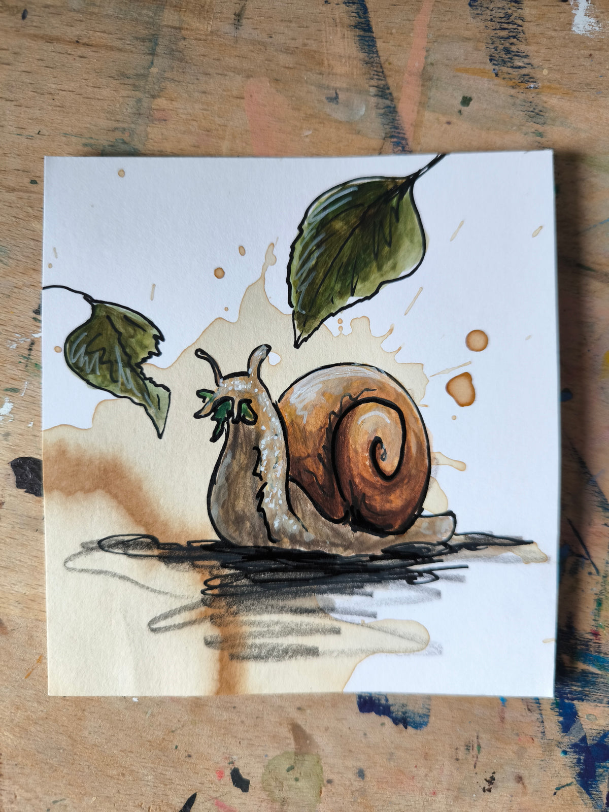 Atelierpost kleine Unikate "September"