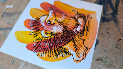 Atelierpost kleine Unikate "November"