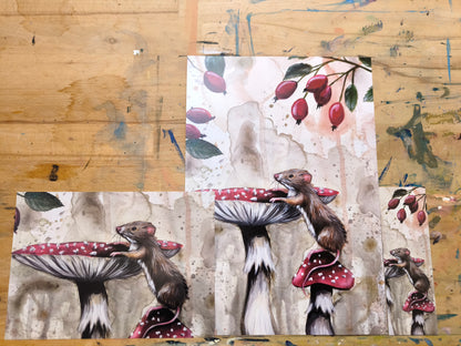 Posterdruck "Spaziergang mit Aussicht" Reduziert wegen Farbfehler