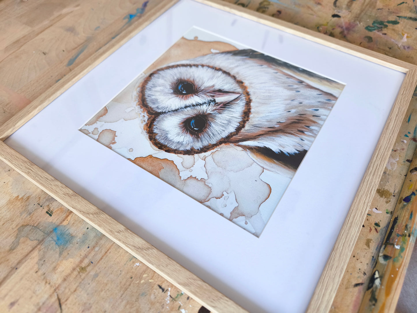 Kunstdruck " Eulenblick"